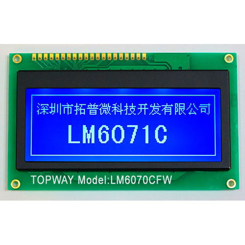 Afficheur LCD - /LM6071CFW - TOPWAY LCD - graphique / monochrome / 192 x 64