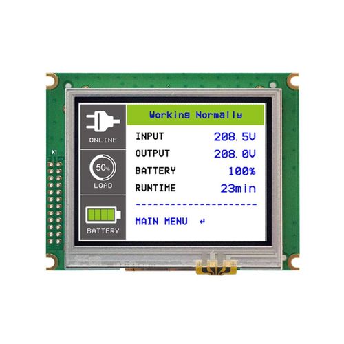 Module d'affichage 3.5" - LMT035KDH03-NHA-1 - TOPWAY LCD - TFT LCD / à écran tactile résistif / couleur