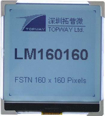 Afficheur LCD - LM160160RCW - TOPWAY LCD - graphique / monochrome / 160 x 160