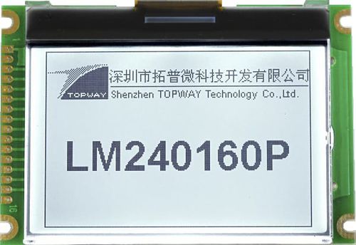 Afficheur LCD - LM240160PCW - TOPWAY LCD - graphique / monochrome / industriel