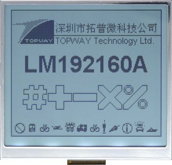 Afficheur à LED - LM192160ACW - TOPWAY LCD - LCD / graphique / monochrome