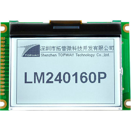 Afficheur alphanumérique - LM240160PCW-1 - TOPWAY LCD - 240 x 160 / industriel / de contrôle