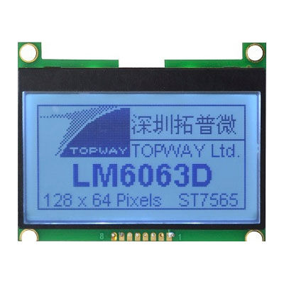 Afficheur LCD - LM6063DCW - TOPWAY LCD - à matrice de points / graphique / 128 x 64