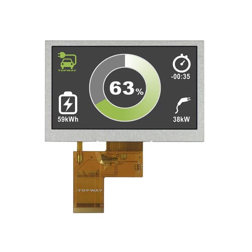 Module d'affichage TFT LCD - LMT043ENCFWA - TOPWAY LCD - couleur / 800 x 480 / 4.3"