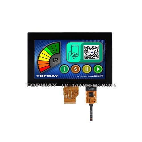 Afficheur TFT LCD - LMT070ENMFWA-NND-5 - TOPWAY LCD - à écran tactile capacitif / couleur / 1024 x 600