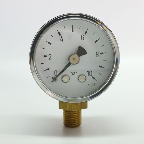 Manomètre analogique - 40.11 - Manometer Preiss EMPEO-KBM OHG - fileté / en laiton / à tube de Bourdon