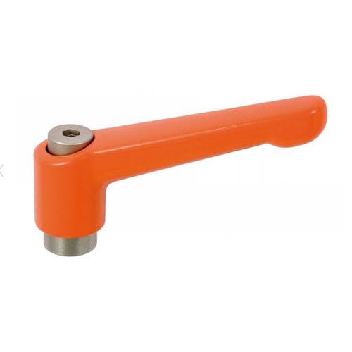 Manette indexable en acier - 14-02 series - Emile Maurin Eléments Standard Mécaniques - en zamak / avec insert taraudé