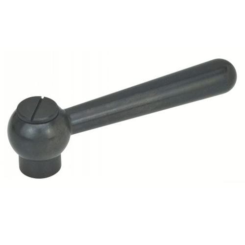 Manette indexable en acier - 14-09 series - Emile Maurin Eléments Standard Mécaniques - avec insert taraudé