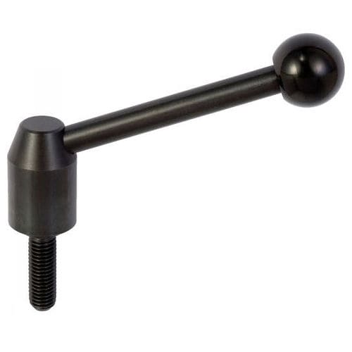 Manette indexable en acier - 14-41 - Emile Maurin Eléments Standard Mécaniques - filetée