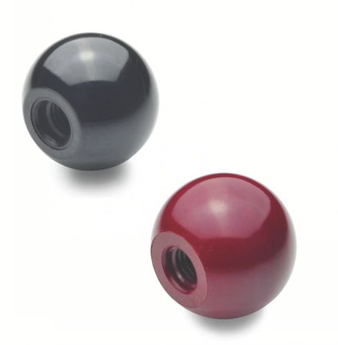 Bouton fileté - 15-02 series - Emile Maurin Eléments Standard Mécaniques - boule / en plastique