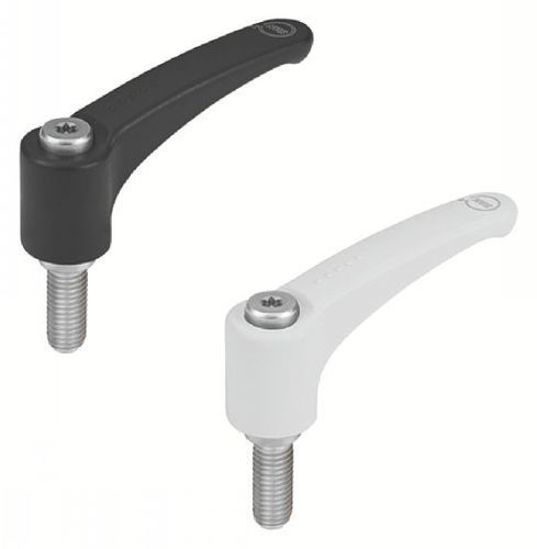 Manette indexable en polyamide renforcé de fibre de verre - 14-110 series - Emile Maurin Eléments Standard Mécaniques - en acier inoxydable / de polyamide / en technopolymère