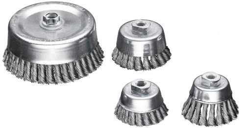 Brosse en coupe - STH, ROH, STA series - Lessmann - pour meulage / de nettoyage / d'ébavurage