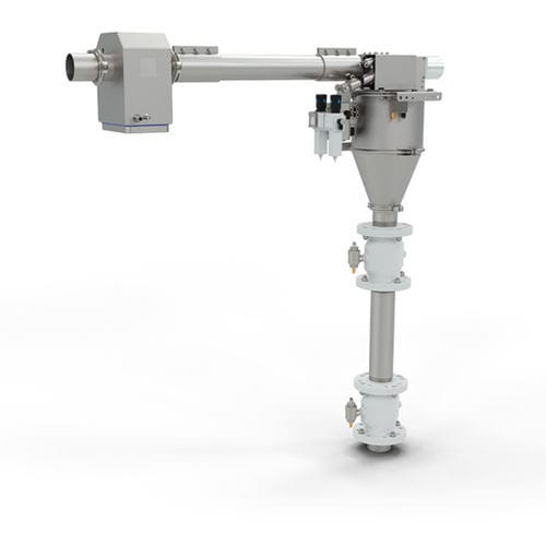 Détecteur de métaux pour produits en vrac - P-TRON 07 GM - Mesutronic GmbH - pour transport pneumatique / haute précision / avec séparateur
