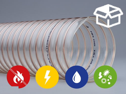 Tuyau flexible pour air - SMARTFLEX® 0.6 - SCHAUENBURG Ruhrkunststoff GmbH - en polyuréthane / d'aspiration / pour l'industrie du bois