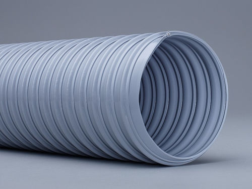 Tuyau flexible pour air - FLEXADUX® P 3 LF light grey - SCHAUENBURG Ruhrkunststoff GmbH - de poussière / en polyuréthane / de transport