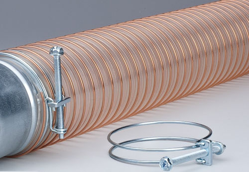 Collier de serrage en acier galvanisé - FLEXADUX®  - SCHAUENBURG Ruhrkunststoff GmbH - à vis