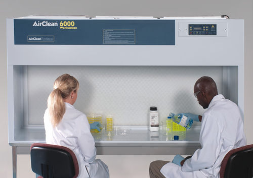 Cabine à flux laminaire horizontal - Class 100, max. 96 x 30 x 37" | AC HLF series - AirClean Systems