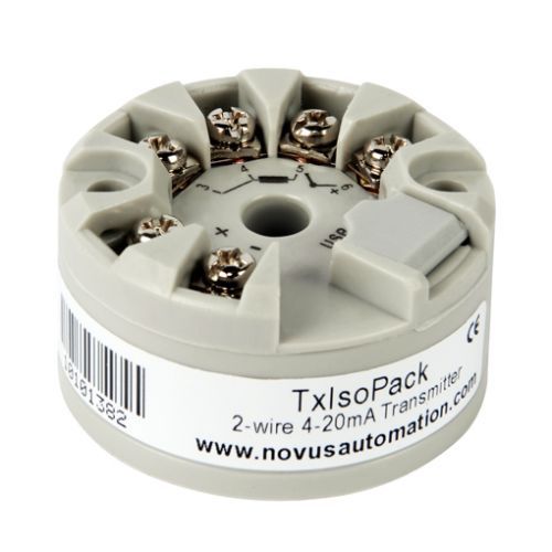 Transmetteur de température en tête de sonde - TxIsoPack - Novus Automation - Pt100 / 2 fils / 4 fils