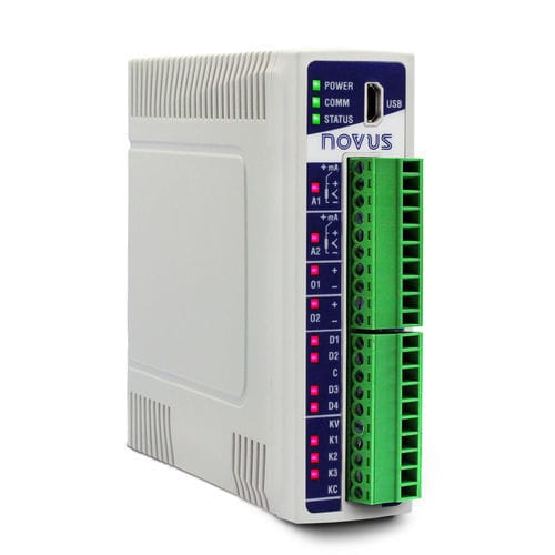 Système d’entrées/sorties numérique - DigiRail NXProg - Novus Automation - analogique / Ethernet / Modbus RTU