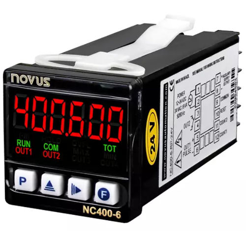 Compteur d'impulsions - NC400-6 - Novus Automation - de lots / numérique / à 6 chiffres