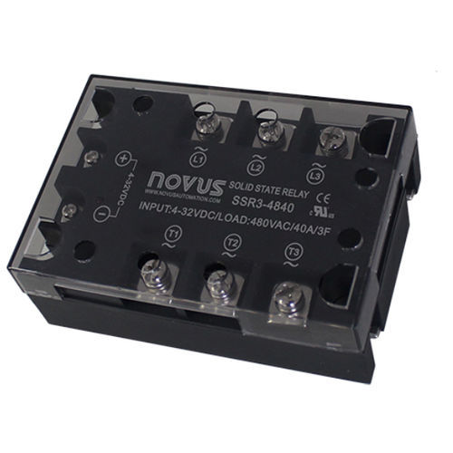 Relais statique 32 Vcc - SSR - Novus Automation - triphasé / avec indicateur à LED