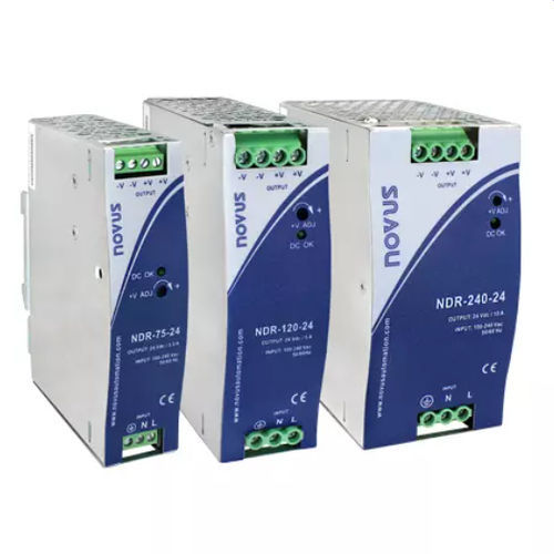 Alimentation électrique sur rail DIN - NDR - Novus Automation - AC/DC / à sortie simple / avec protection contre les courts-circuits