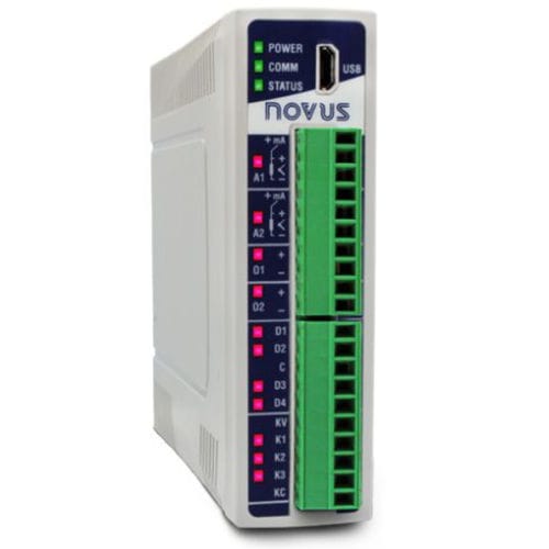 Système d’entrées/sorties numérique - DigiRail Connect - Novus Automation - analogique / Ethernet / Modbus RTU