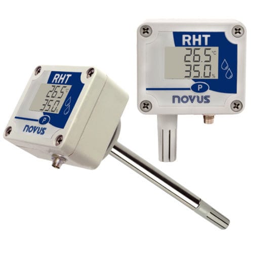 Capteur de température et d'humidité relative - RHT-485-LCD - Novus Automation - Modbus RTU / 12 Vcc / IP65