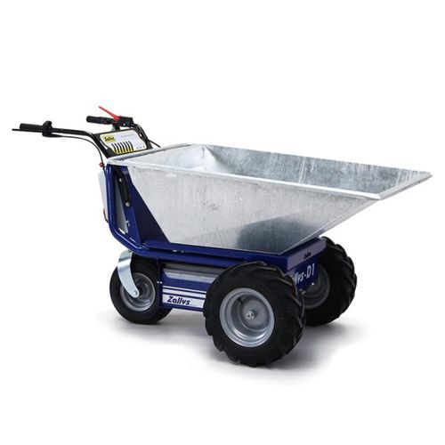 Mini-dumper sur chariot motorisé - D1 - ZALLYS - électrique / à déchargement frontal / compact