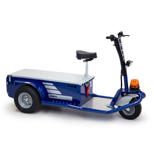 Remorqueur électrique - JACK L 1200W series - ZALLYS - à 3 roues / à conducteur porté assis / compact