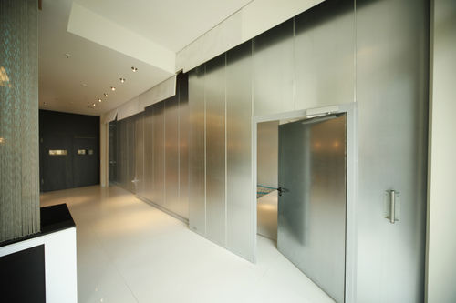 Portail coulissant - EI2 30/90 C - Jansen Tore GmbH & Co.KG - à grande vitesse / pour protection incendie