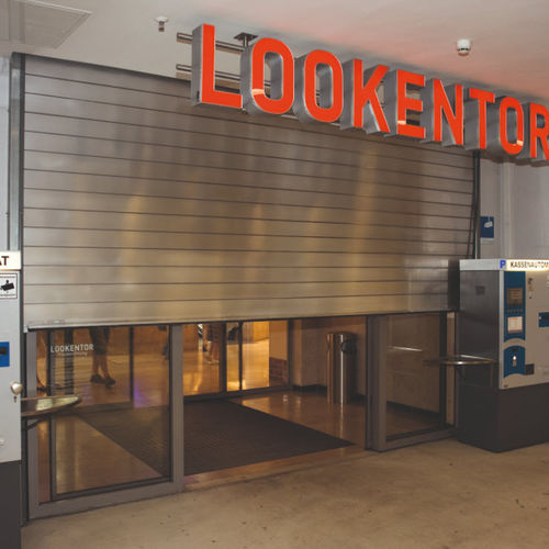 Porte à enroulement - ACOUSTICLINE 51-54 DB - Jansen Tore GmbH & Co.KG - en acier / acoustique