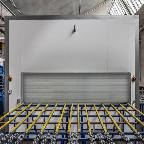 Porte résistante à la chaleur - Jansen Tore GmbH & Co.KG - à enroulement / sectionnelle / en métal