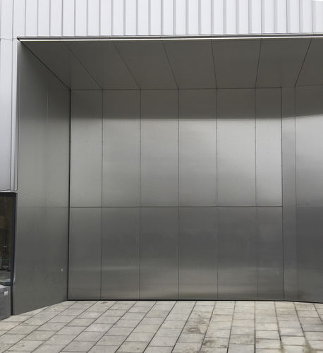 Portail sectionnel - Jansen Tore GmbH & Co.KG - vertical / industriel / en acier
