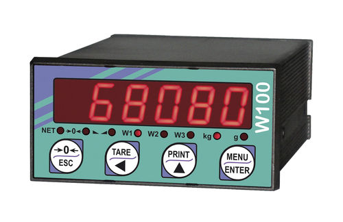 Indicateur de pesage affichage à LED - W100 series - LAUMAS Elettronica - encastrable / IP54