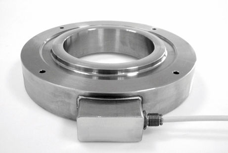 Capteur de force en compression - CA series   - LAUMAS Elettronica - en anneau / par jauge de contrainte / en acier inoxydable