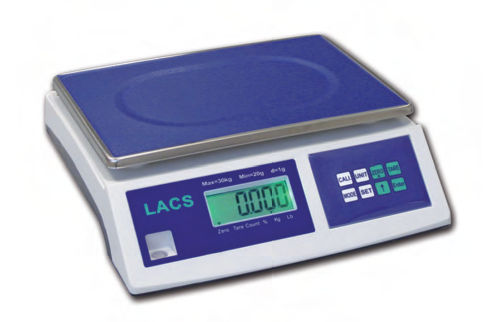 Balance compteuse - LACS-N series - LAUMAS Elettronica - avec afficheur LCD / en acier inoxydable / avec batterie