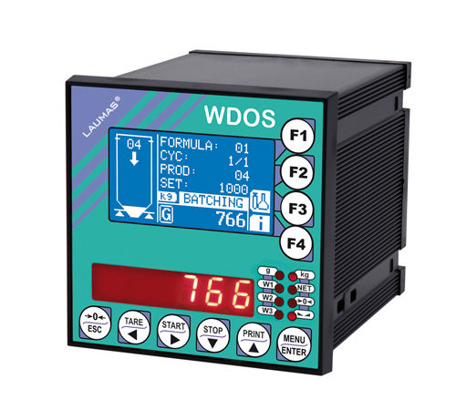 Indicateur de pesage affichage à LED - WDOS series - LAUMAS Elettronica - avec afficheur graphique LCD / encastrable / IP54