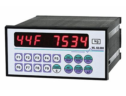 Indicateur de pesage numérique - WL60 - LAUMAS Elettronica - affichage à LED / encastrable / IP54