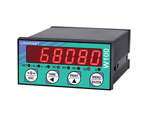 Indicateur de pesage affichage à LED - W100 RIP 	  - LAUMAS Elettronica - encastrable / IP54 / à distance