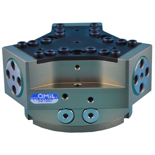Pince de préhension pneumatique - GZO - OMIL - concentrique / à 3 mâchoires / auto-centreuse
