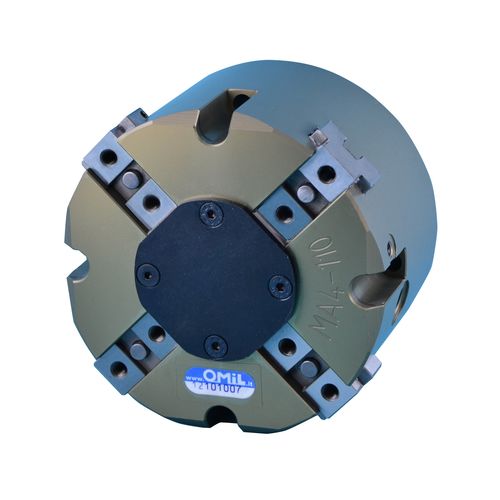 Pince de préhension pneumatique - MA4 - OMIL - concentrique / à 4 mâchoires / auto-centreuse
