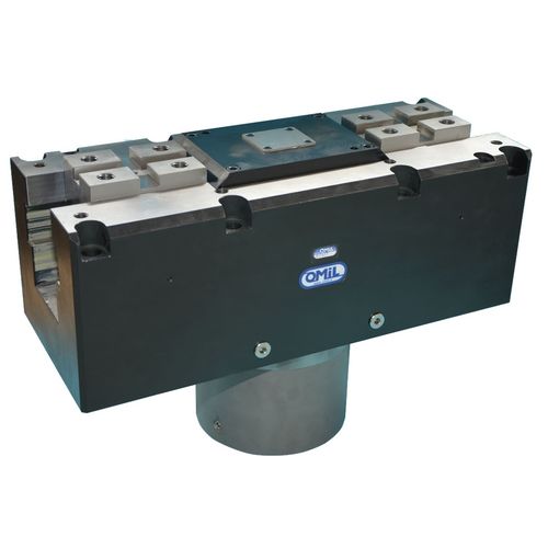 Étau pour machine-outil - KSB 480-75 FMS - OMIL - hydraulique / à profil plat / auto-centrant