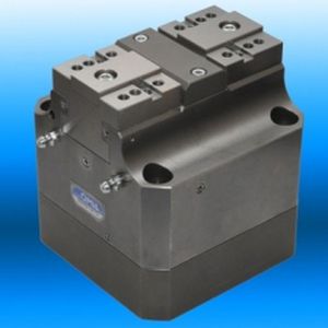 Étau de machine - CFB/one jaw - OMIL - hydraulique / avec système de serrage