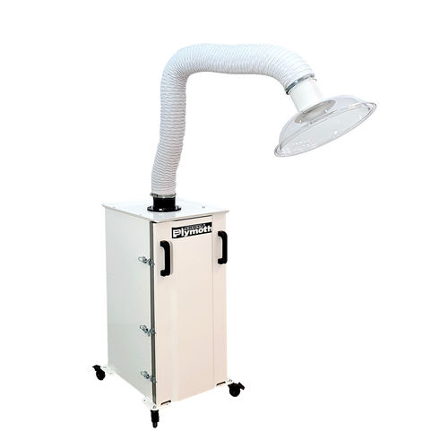 Aspirateur de fumée mobile - Denta-Flex 400 - J. Plymoth / Plymex Group - avec bras d'aspiration / de poussière