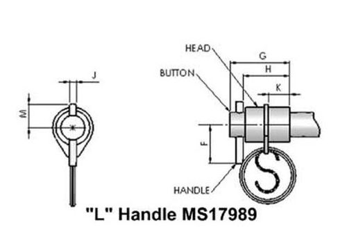 Broche à billes double action - MS 17988, MS 17990 series - Specialty & Fasteners Components