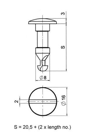 Fixation en acier zingué - 717F series - Specialty & Fasteners Components - type pousser-tourner
