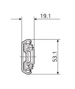 Glissière à extension totale - 5343 - Specialty & Fasteners Components - télescopique / de tiroir / verrouillage