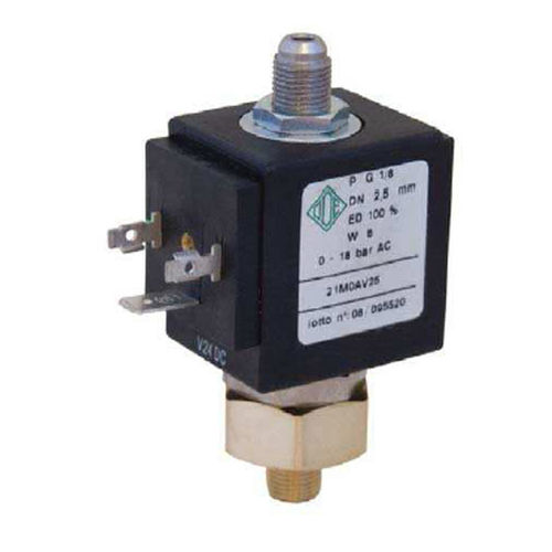 Électrovanne à action directe - 21A series - ODE - 2 voies / NO / NF
