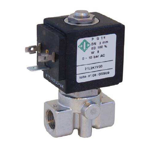 Électrovanne à action directe - 21L series - ODE - 2 voies / NF / NO